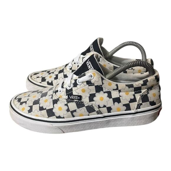 VANS Womens Flower Print sneakers Size 7.5 Ol Skool - Picture 4 of 8